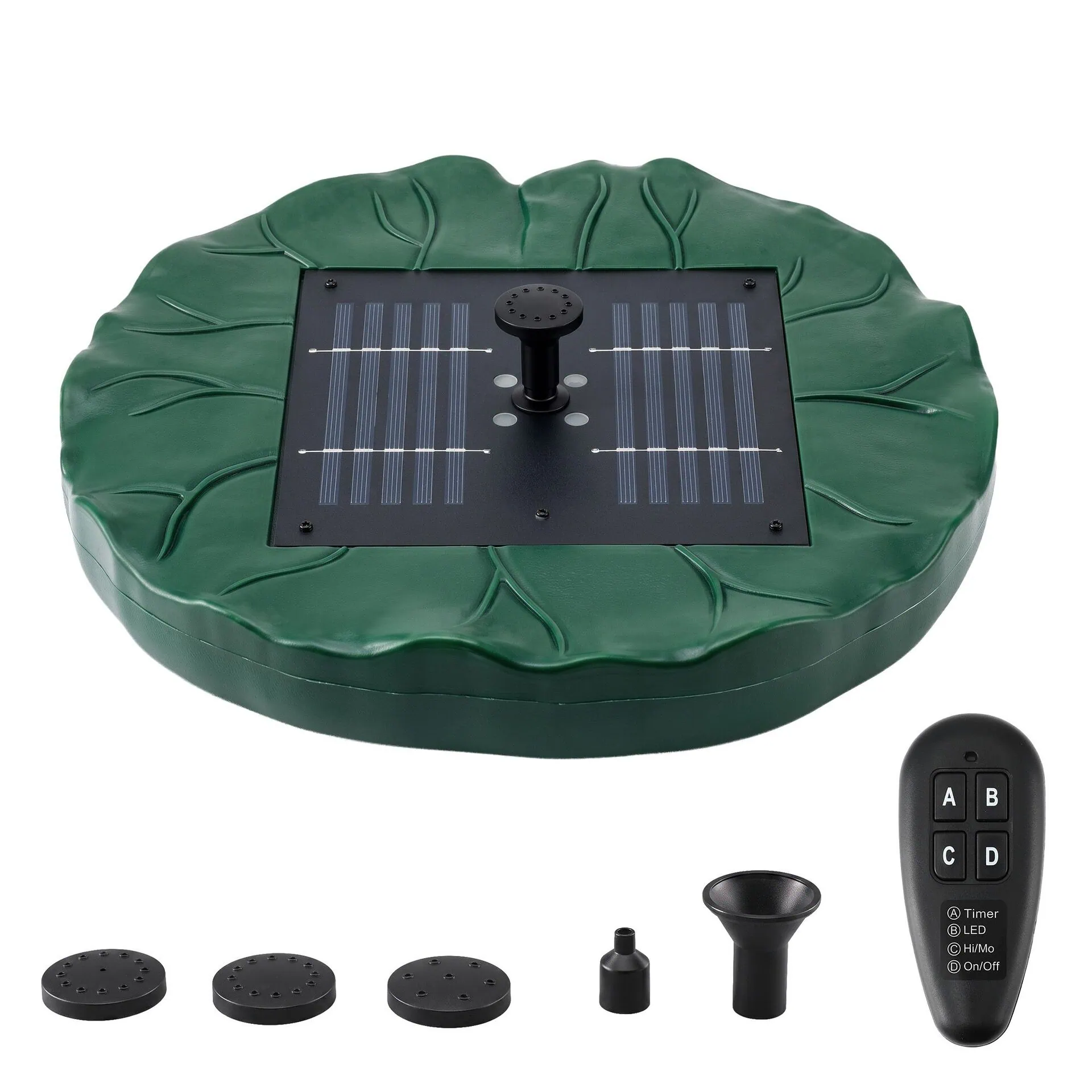 Best Lotus Solar Fountain Pump – Amazing 4 LED Lights